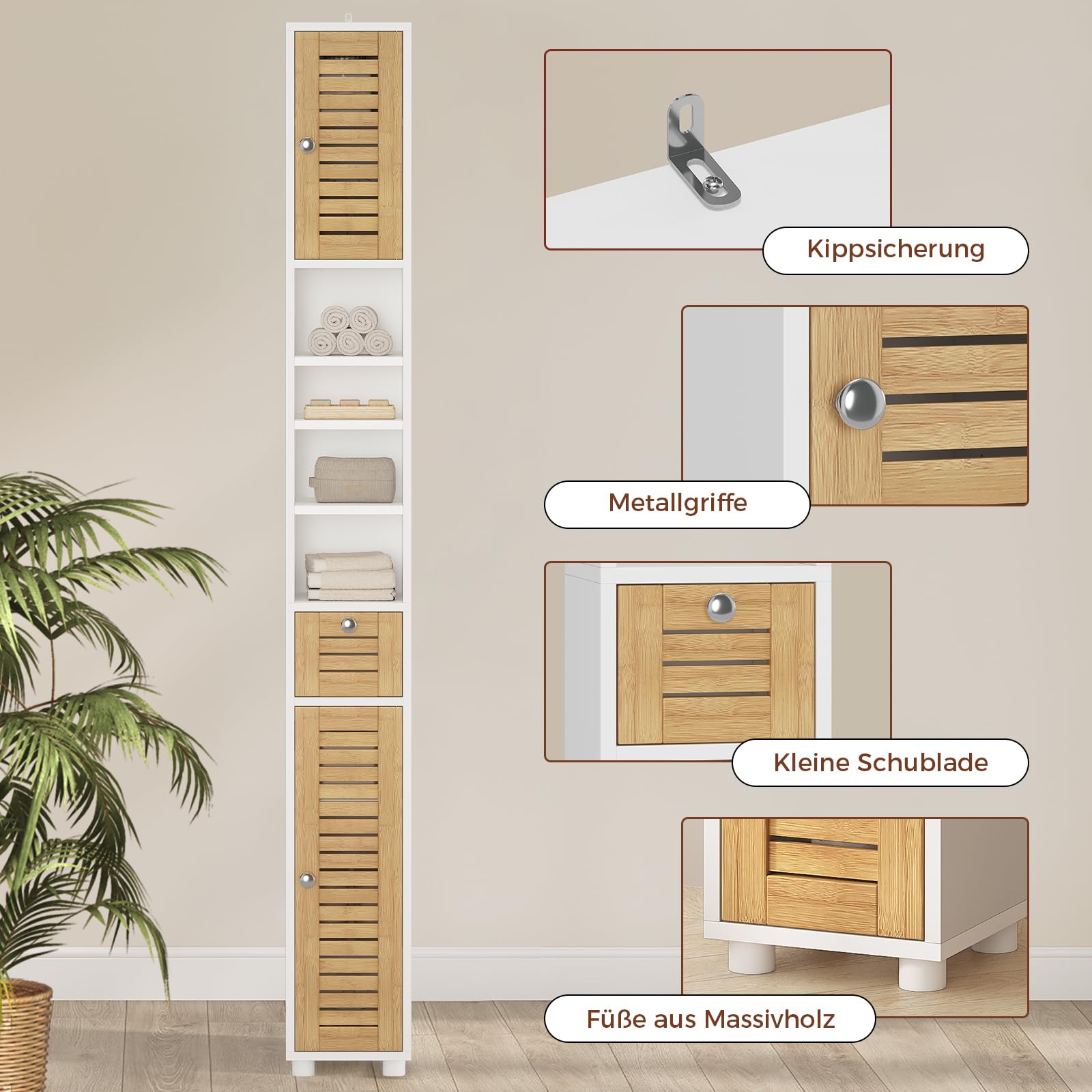 forabamb-badezimmerschrank-hochschrank-20x20x180-cm-4-offene-ablagen-2-bambust-r image 6