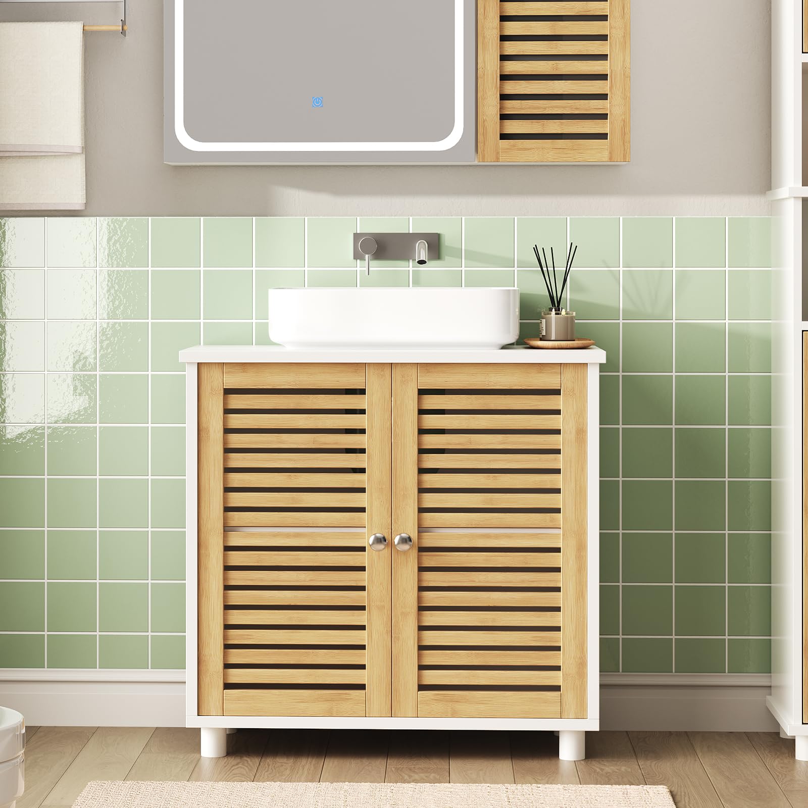 forabamb-waschbeckenunterschrank-mit-bambust-ren-30-x-60-x-60-cm-wei-badschrank- image 8