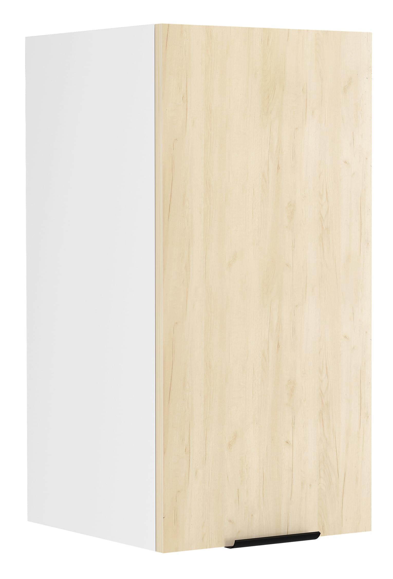 vcm-k-chenschrank-wei-honig-eiche-wandschrank-30-x-31-x-60-cm-1-t-r-2-f-cher image 1