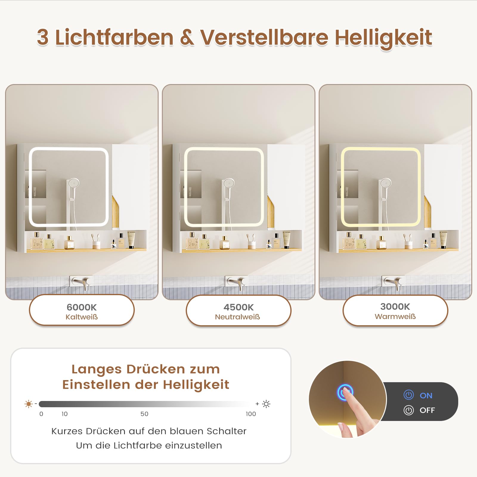 forabamb-spiegelschrank-bad-80-cm-mit-led-beleuchtung-badezimmerschrank-mit-hd-s image 5