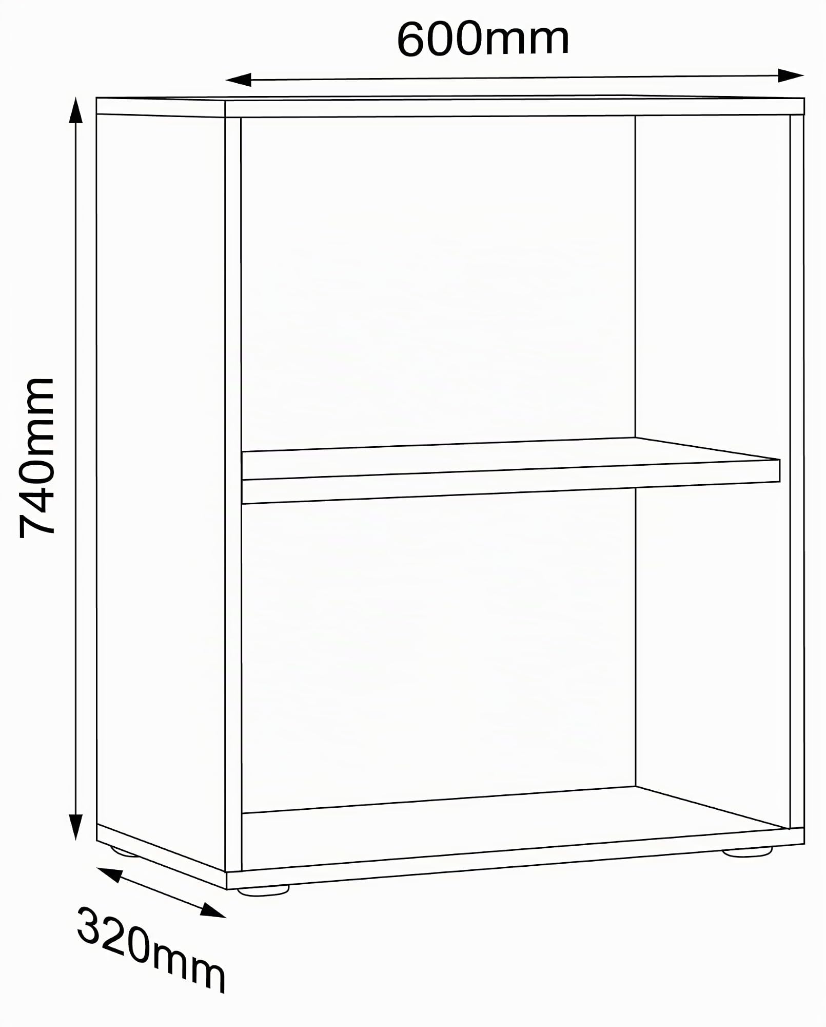 vcm-b-roregal-wei-60x33x74-cm-2-f-cher-standregal-b-cherregal-aktenregal image 3