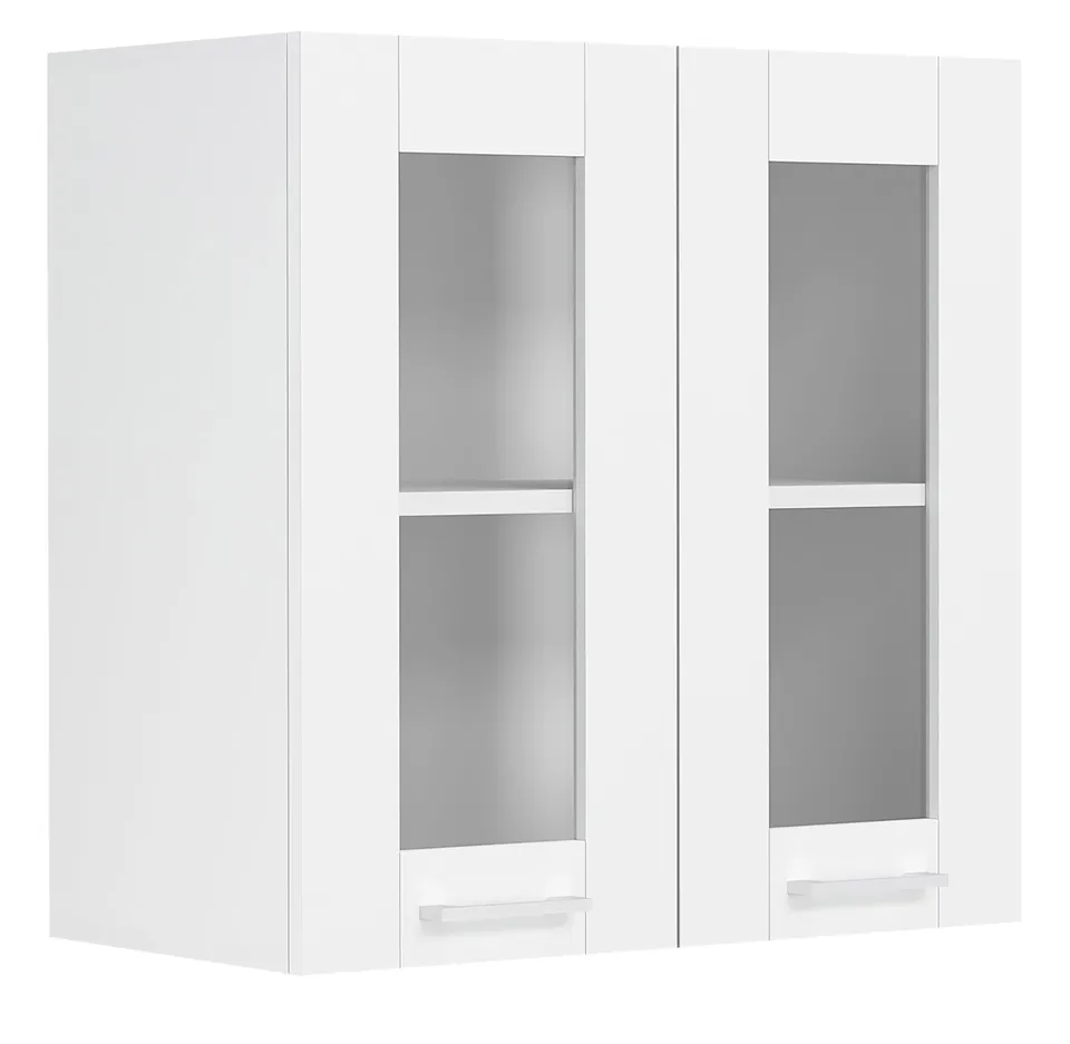 vcm-colura-k-chenschrank-wei-80-31-60-cm-2-t-ren-2-f-cher-landhausstil-kompakt image 1