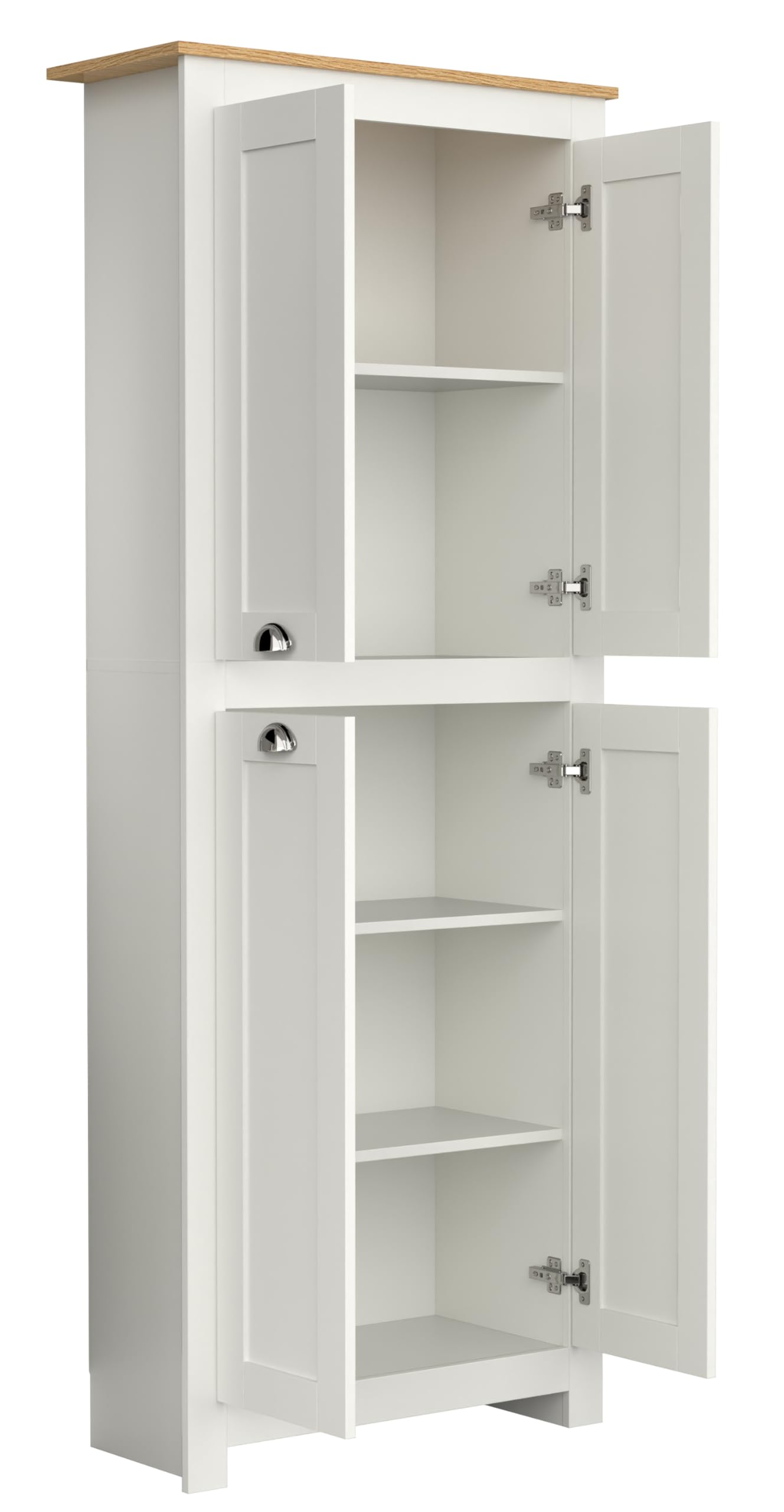 vcm-balusa-holz-flurschrank-5-f-cher-4-dreht-ren-h-184-x-b-72-x-t-32-cm-elegante image 5