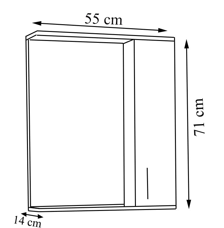 vcm-badm-bel-spiegelschrank-wei-55x14x71-cm-1-t-r-3-f-cher-holzwerkstoff image 6
