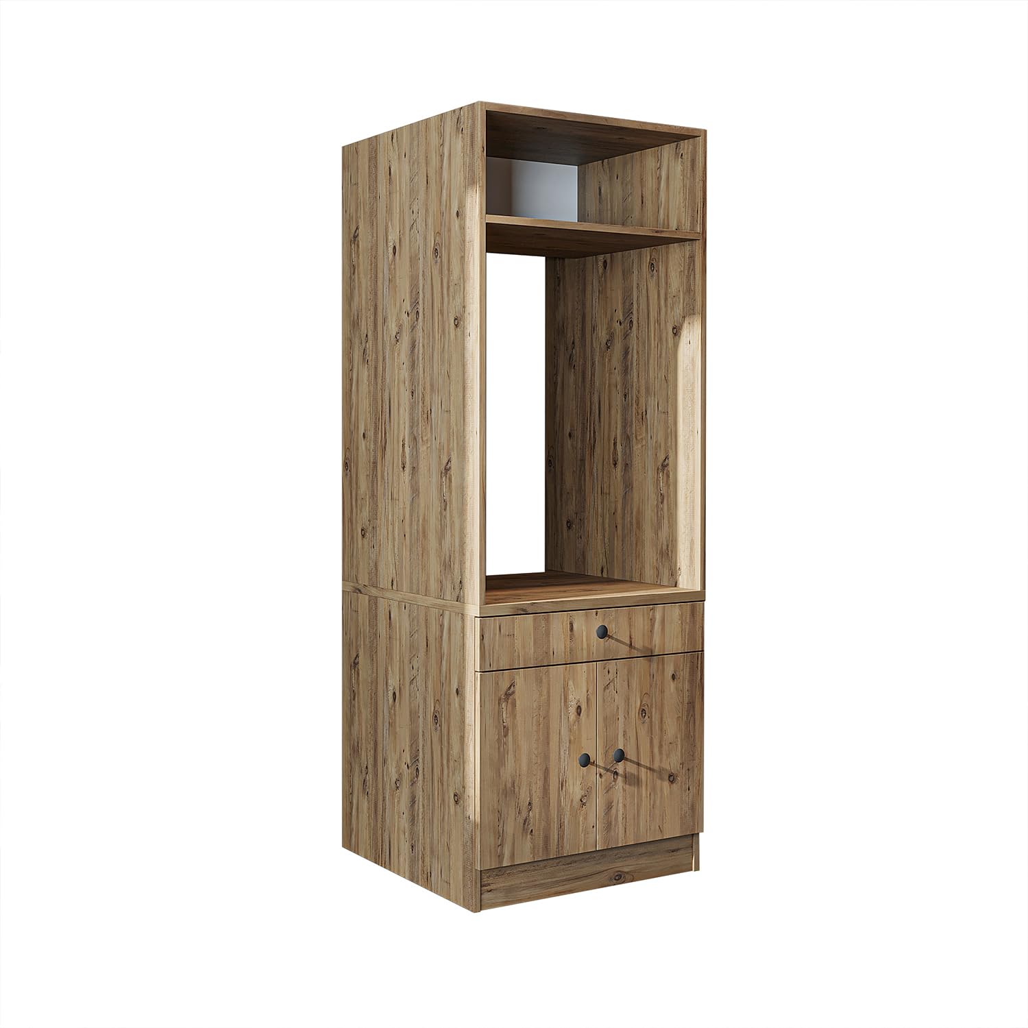 roomart-waschmaschinenschrank-mit-ausziehplatte-schublade-eiche-1-schrank-mit-sc image 6