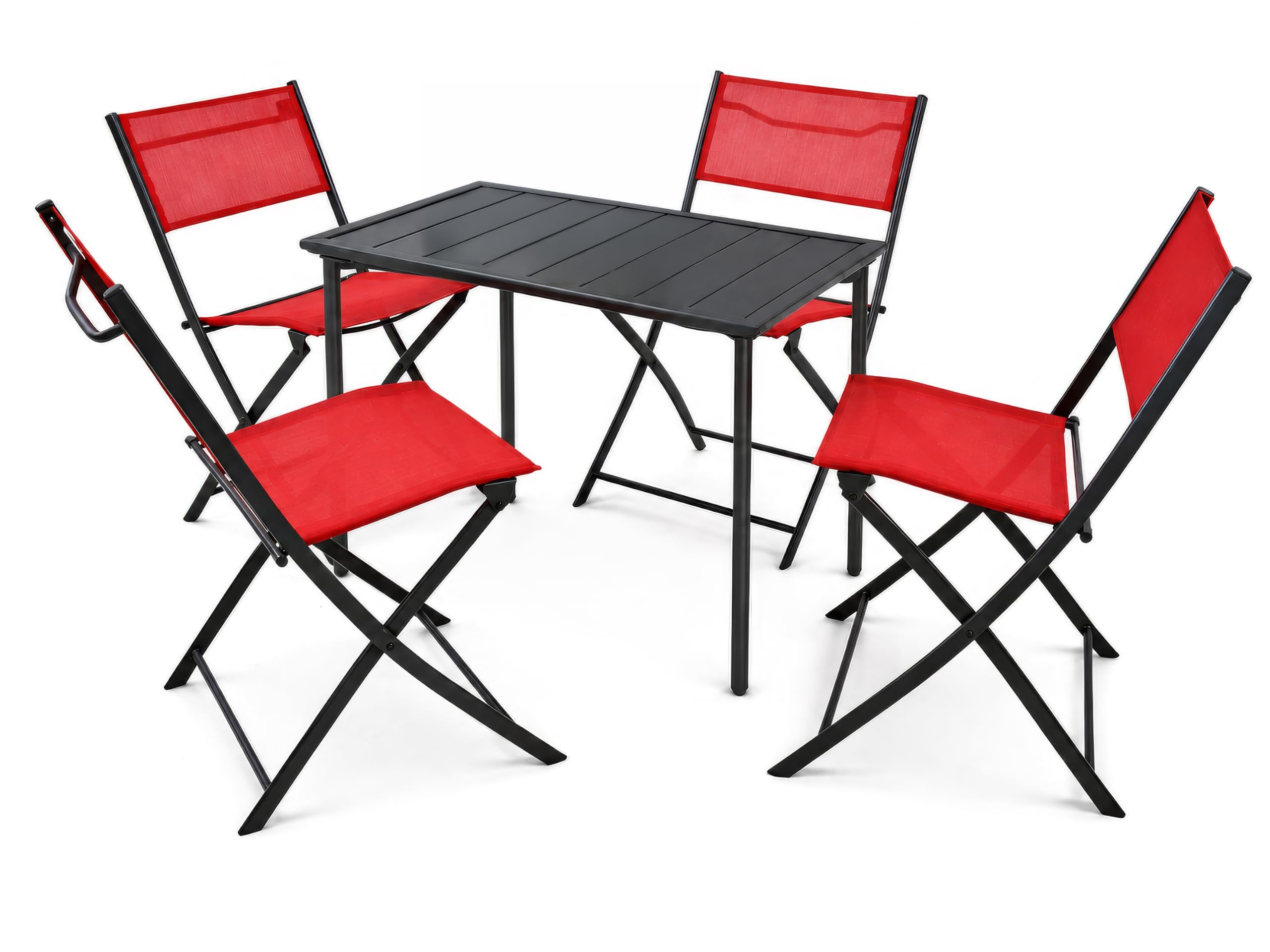 vcm-sumila-5-teiliges-gartenm-bel-set-4-st-hle-und-1-tisch-stahl-textilene-rot image 3