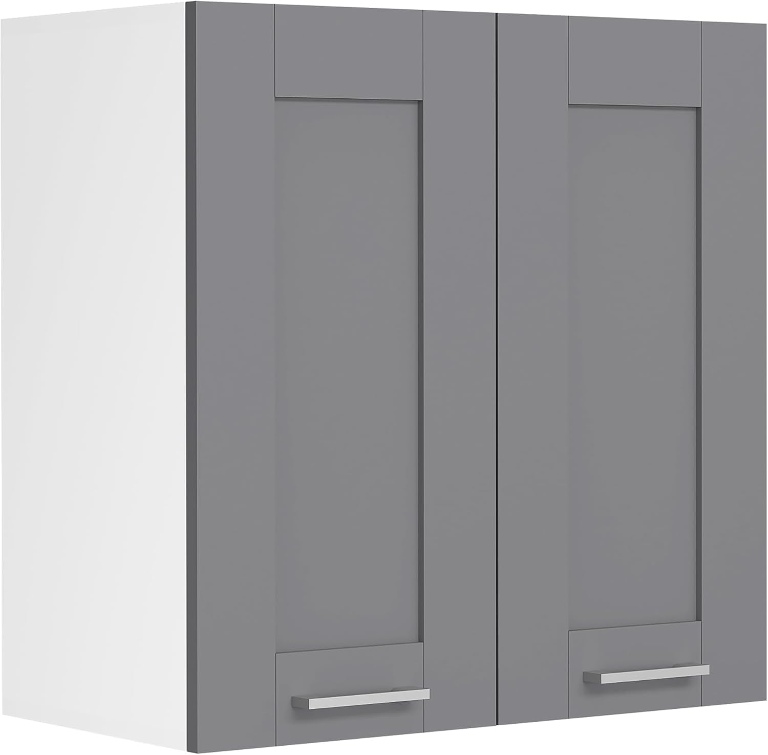 vcm-h-ngeschrank-wei-anthrazit-60x31x60-cm-2-t-ren-1-fach-wandschrank image 1