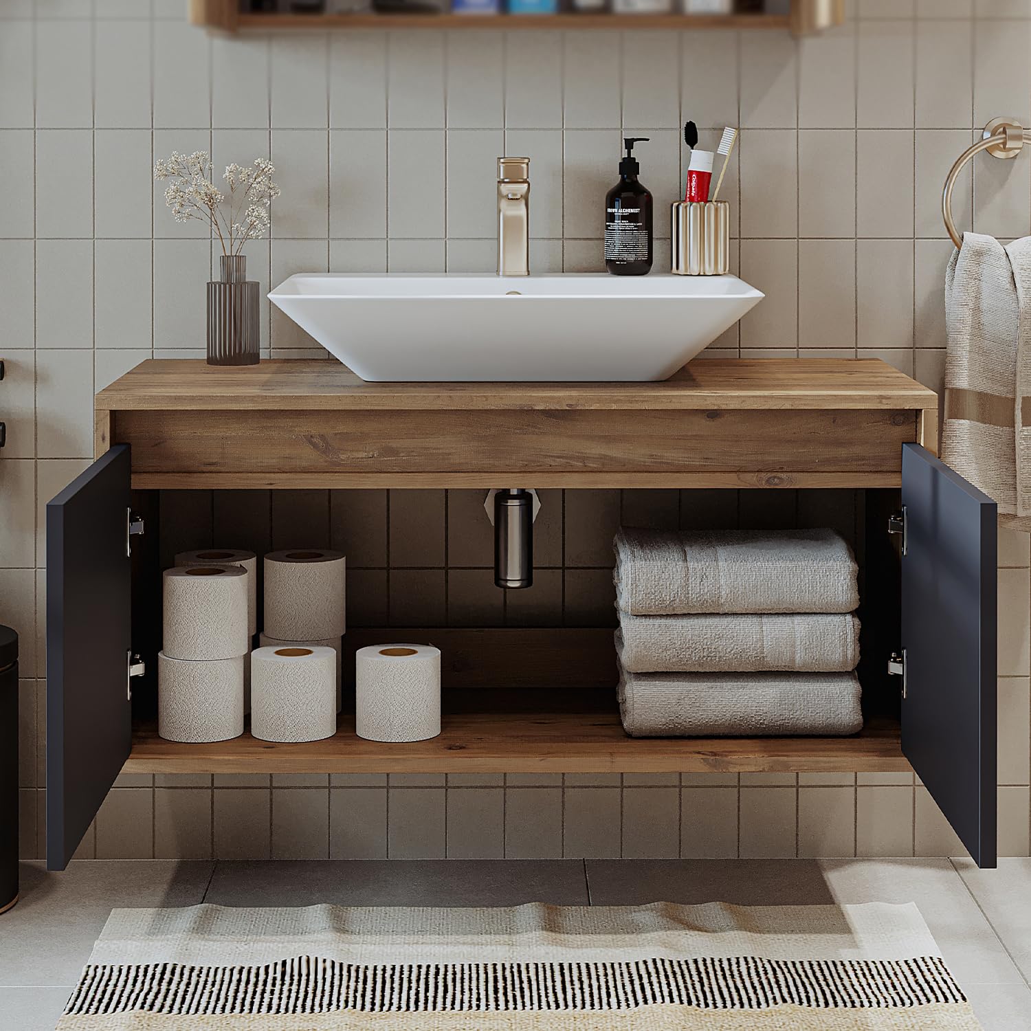 roomart-badm-bel-atlantic-keramik-waschbecken-mit-unterschrank-100-cm-anthrazit- image 5