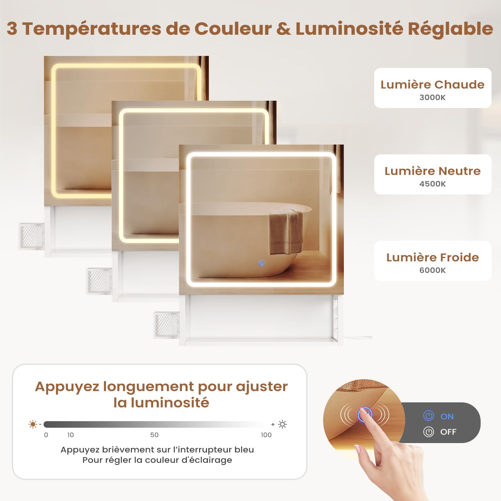 forabamb-spiegelschrank-wei-50x16x60-cm-mit-led-beleuchtung-3-lichtfarben-verste image 3