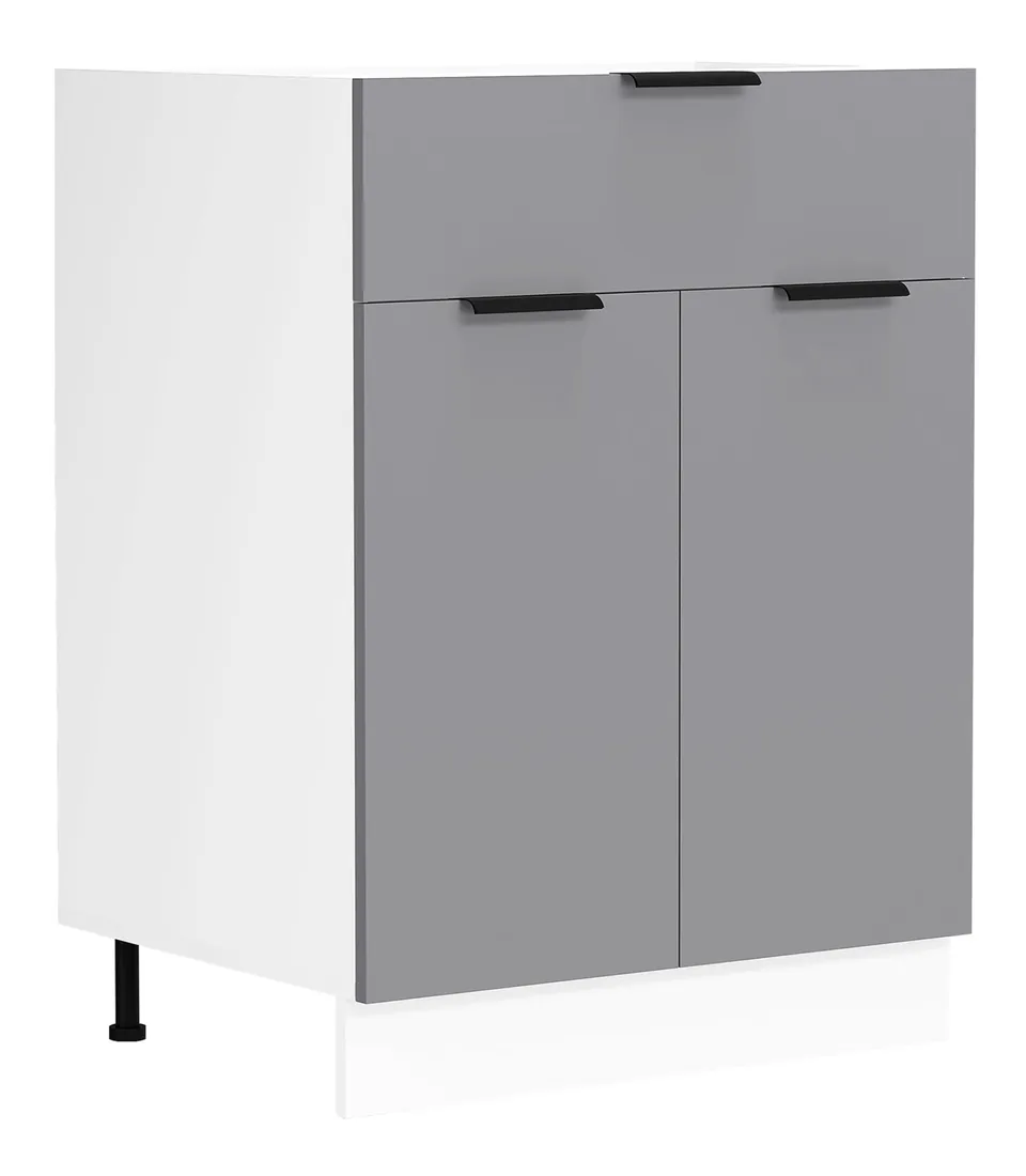 vcm-fasola-k-chenschrank-unterschrank-wei-60x46x82-cm-mit-2-dreht-ren-und-1-schu image 1