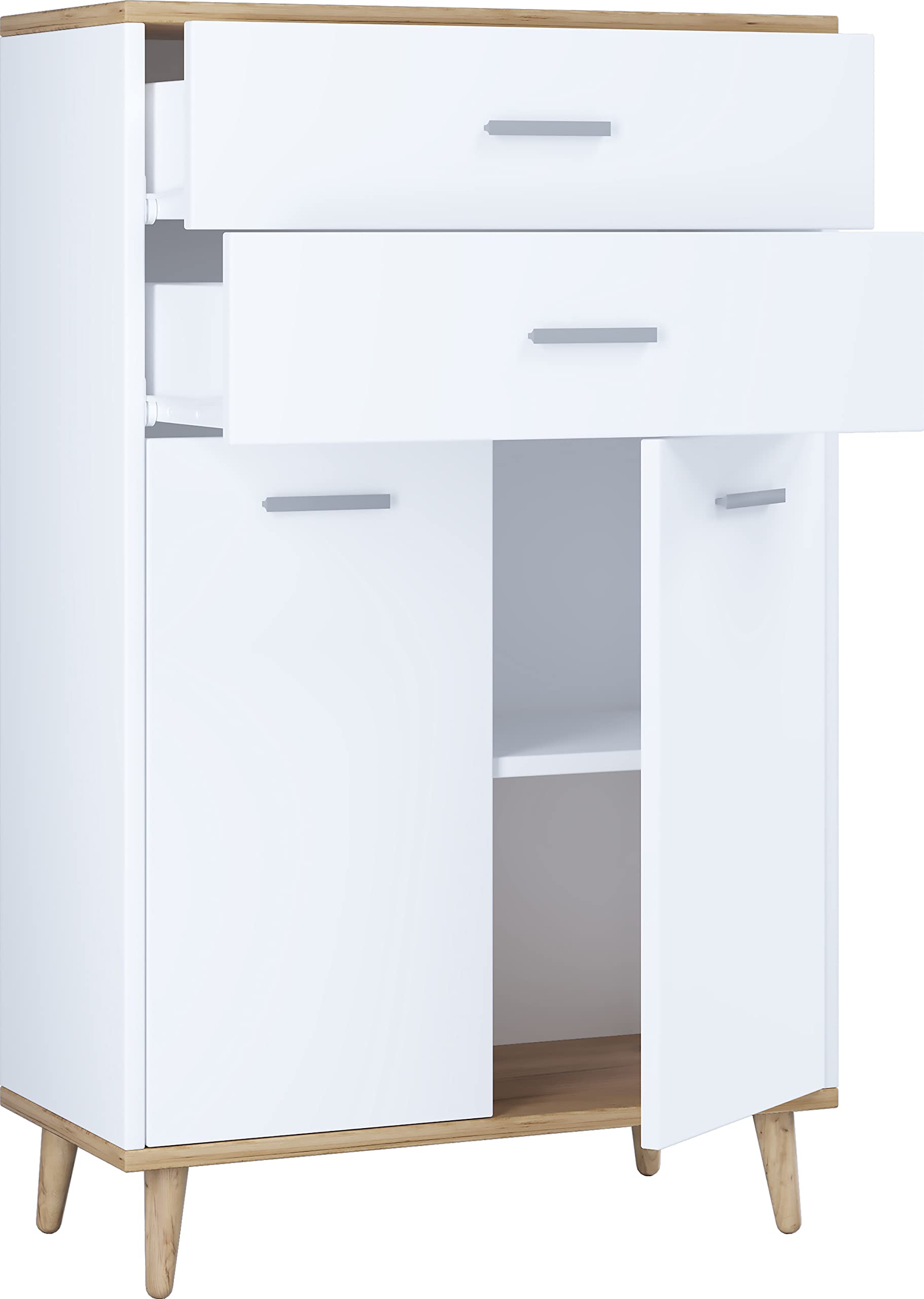 vcm-badm-bel-midischrank-wei-honig-eiche-60x28x97-cm-2-t-ren-2-f-cher-holz image 5