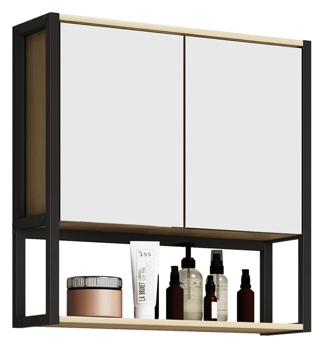 vcm-badm-bel-spiegelschrank-60x17x60-cm-2-t-ren-badspiegelschrank image 1