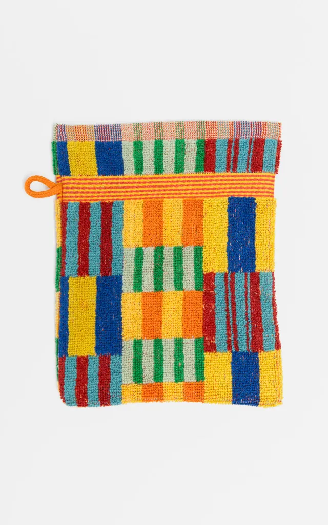 foekje-fleur-random-wash-glove-waschhandschuh-aus-baumwolle-mit-tulpenquilt-must image 1