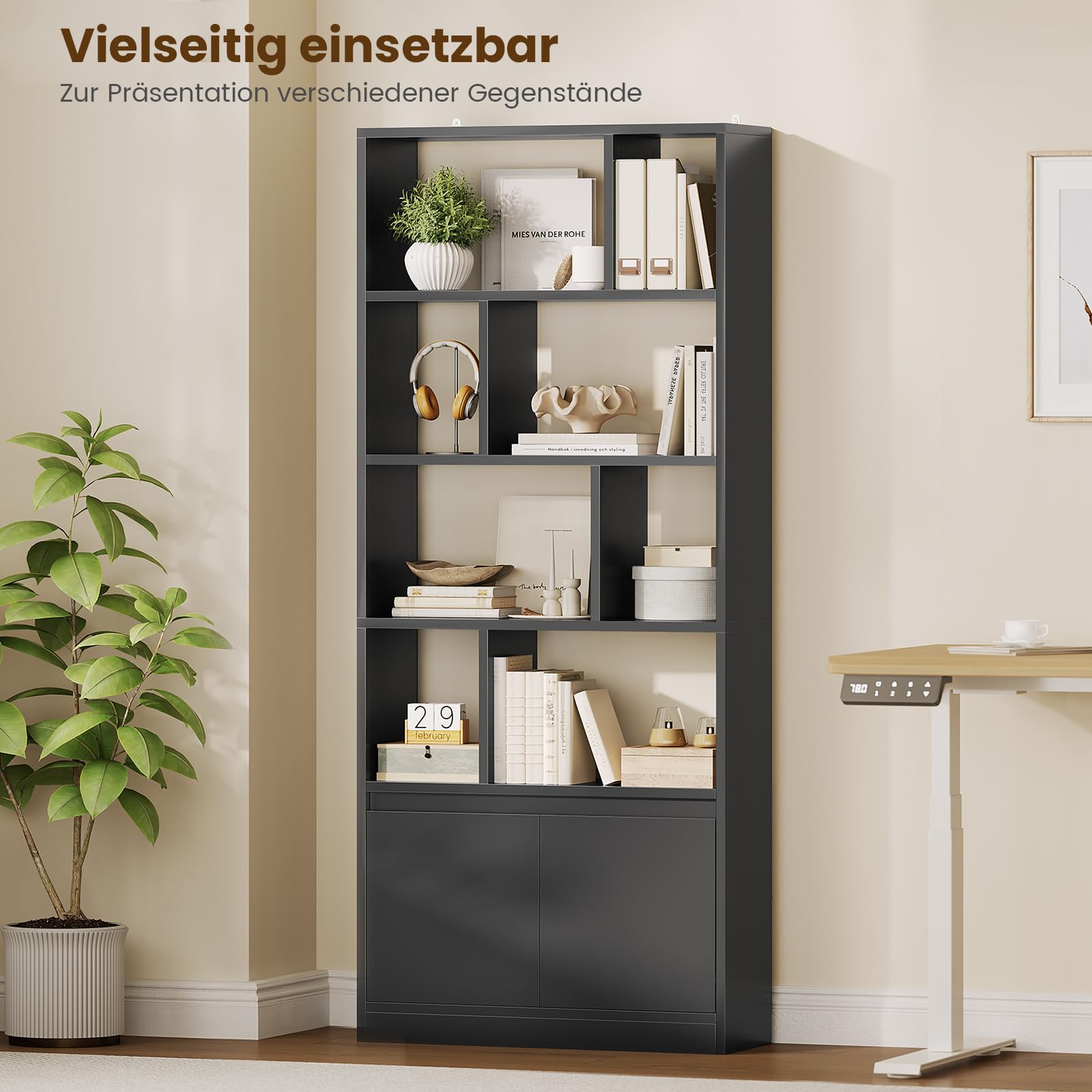 forabamb-b-cherregal-aus-holz-155x60x24-cm-4-ebenen-mit-offenem-aufbewahrungsreg image 4