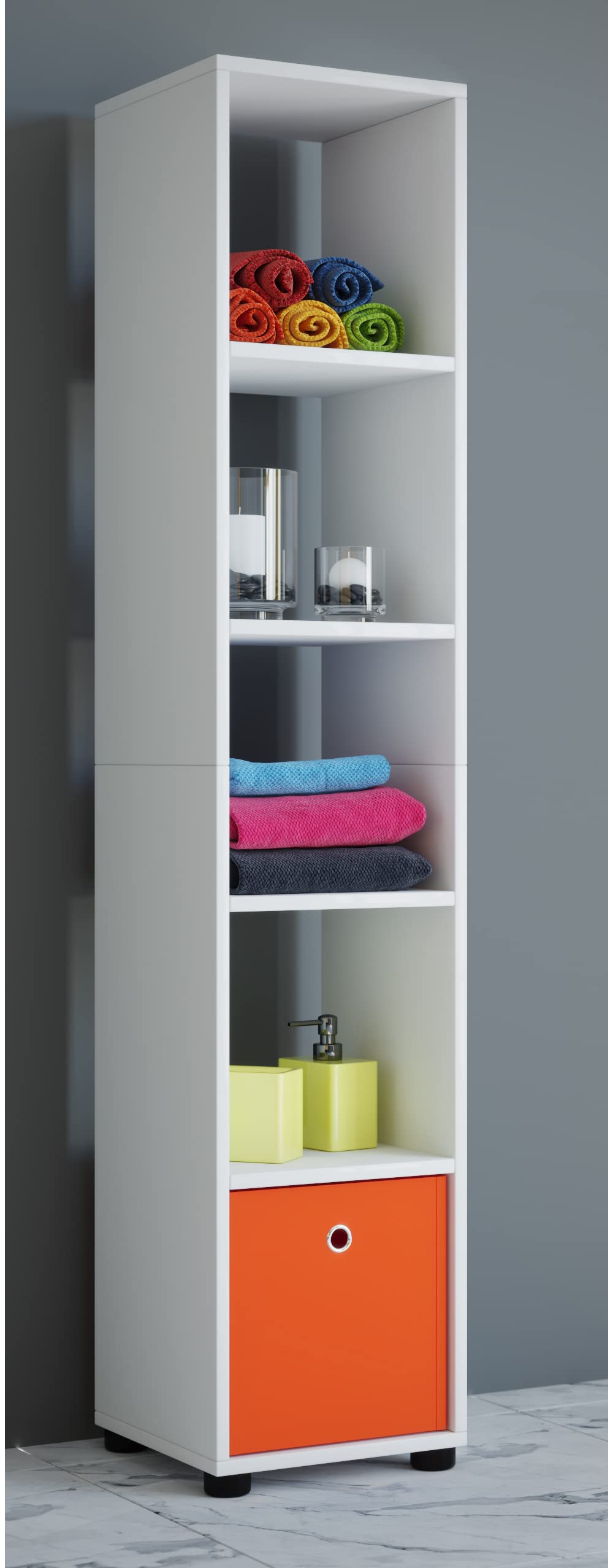 vcm-standregal-wei-31x30x152-cm-5-f-cher-holzwerkstoff-b-cherregal image 4