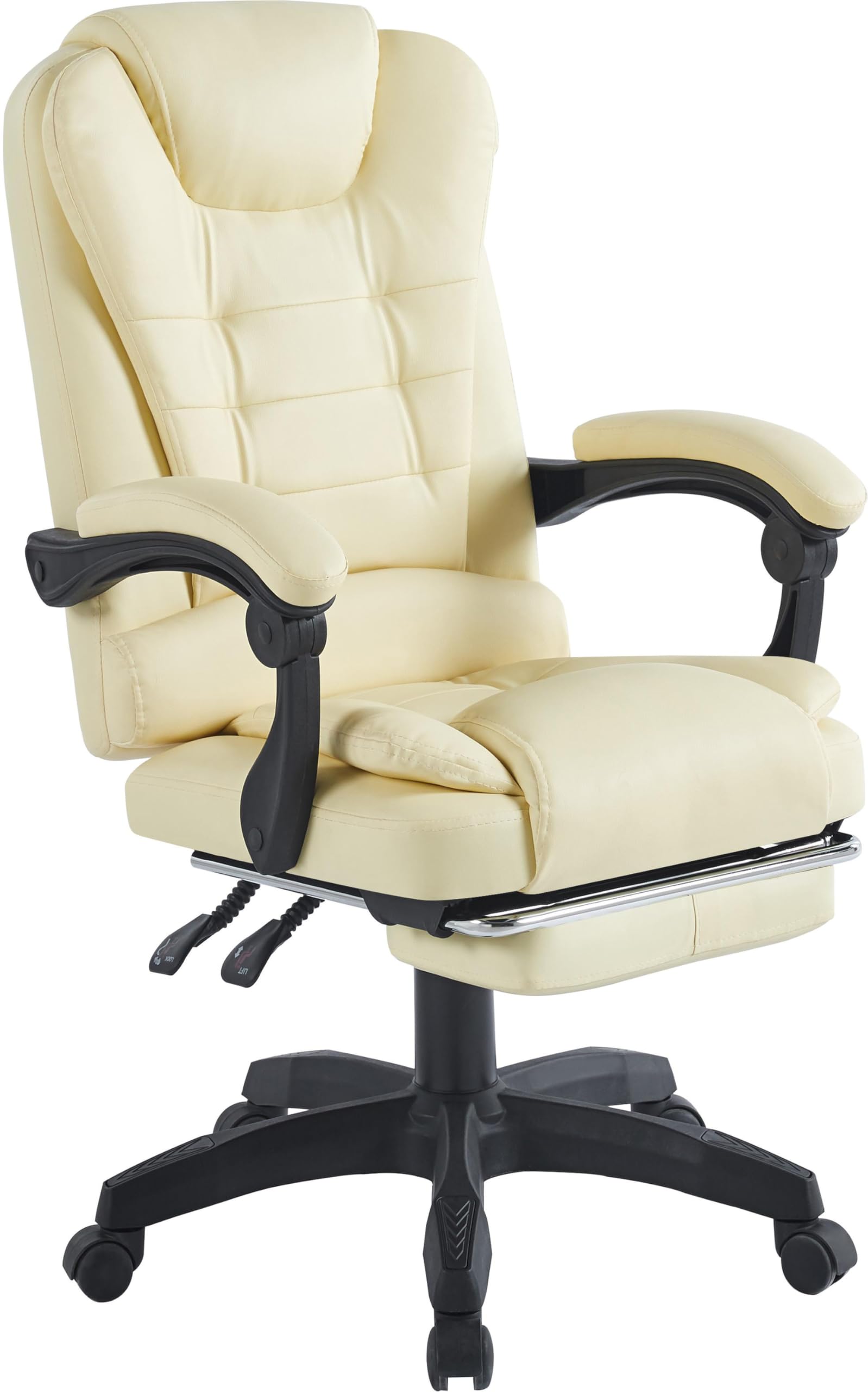 vcm-alasko-b-rostuhl-beige-64x63x102-112-cm-stufenlos-h-henverstellbar-kunstlede image 3