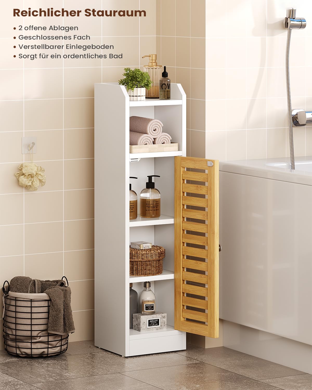 forabamb-badezimmerschrank-schmal-toilettenschrank-mit-2-offenen-f-chern-bambust image 5