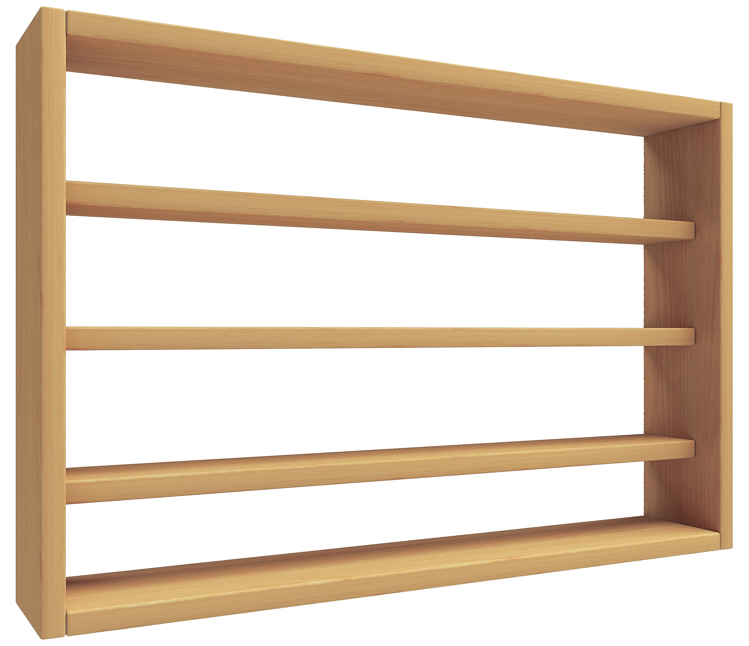 vcm-k-chenm-bel-h-ngeschrank-buche-60x10x40-cm-4-f-cher-wandschrank-kompakt image 3