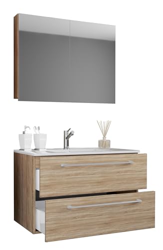 vcm-badm-bel-waschtisch-badinos-sonoma-eiche-80-x-46-x-109-cm-2-schubladen image 6