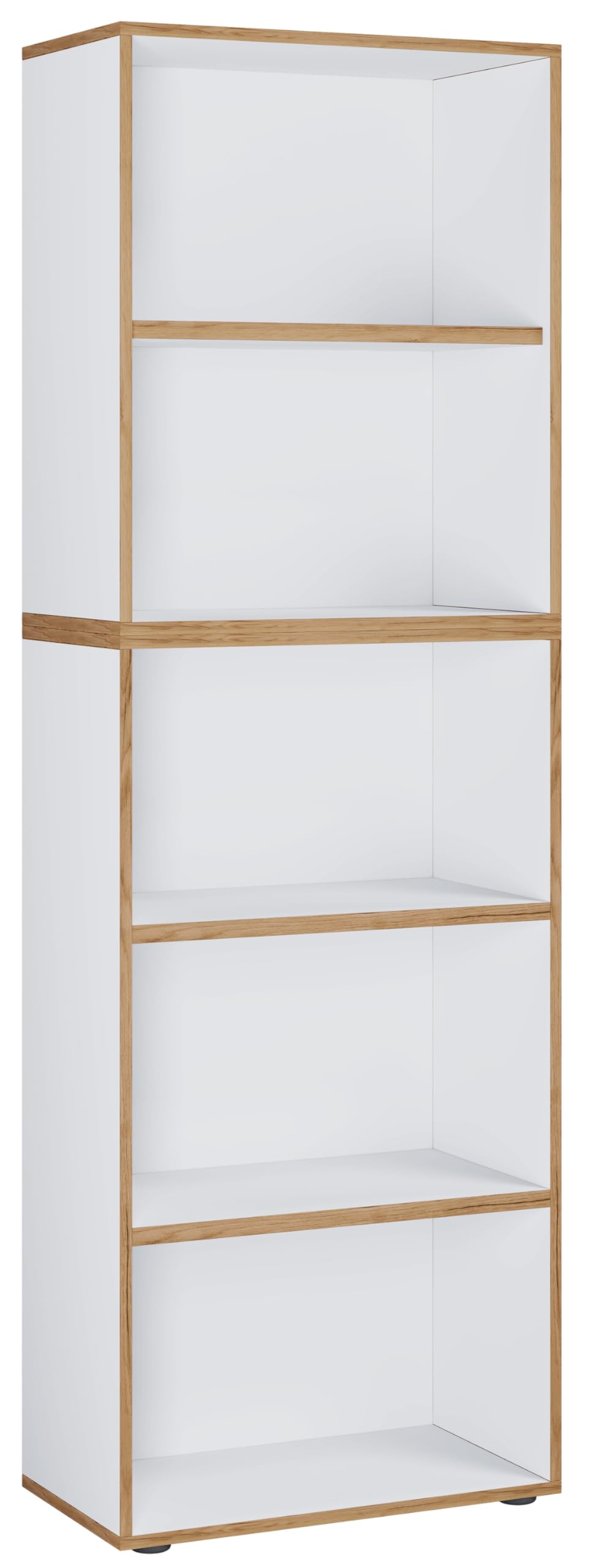 vcm-b-roregal-wei-60x33x183-cm-5-f-cher-standregal-b-cherregal-aktenregal image 4