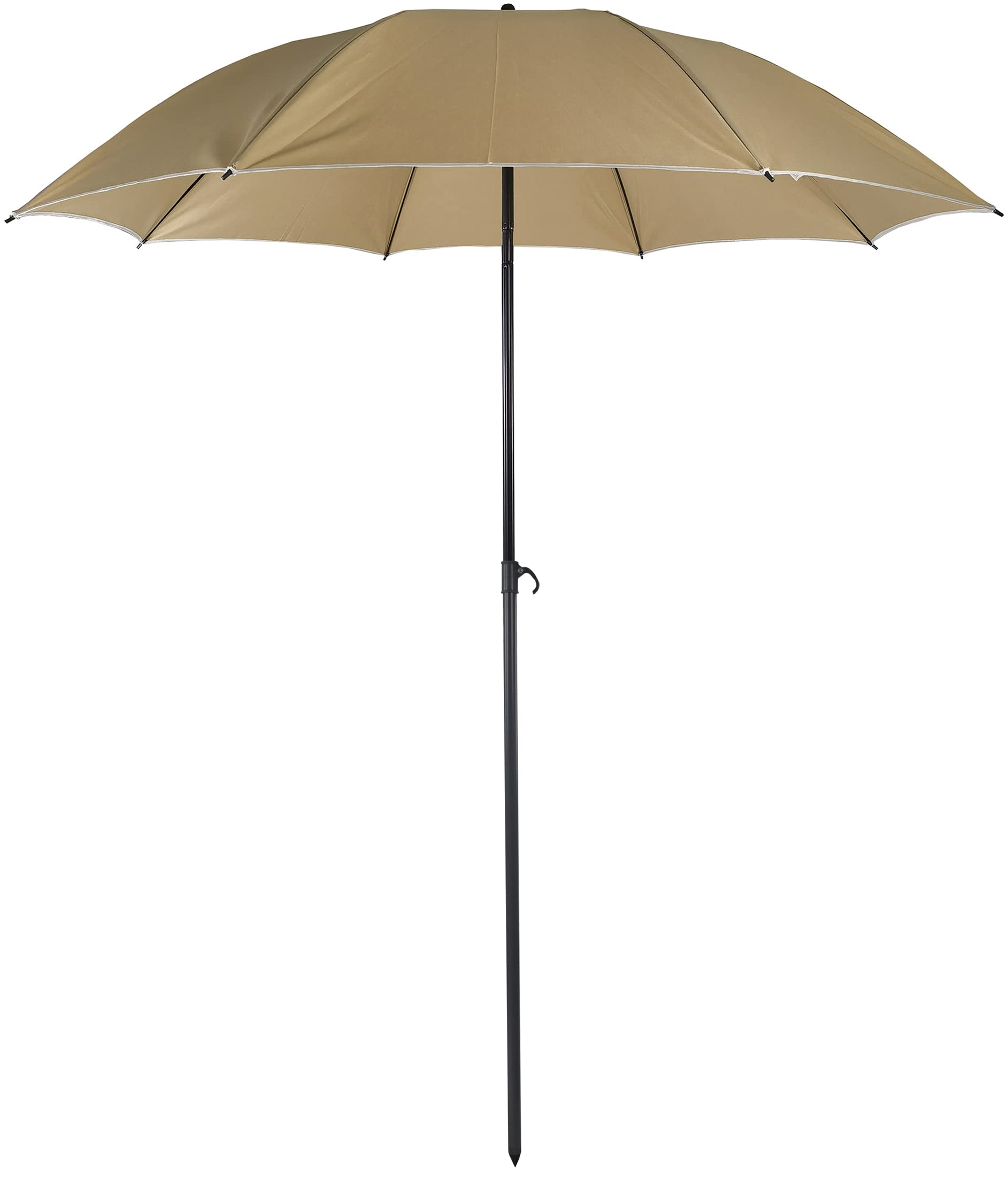 vcm-dasano-sonnenschirm-strandschirm-balkonschirm-rund-uv-schutz-160-cm-taupe image 2
