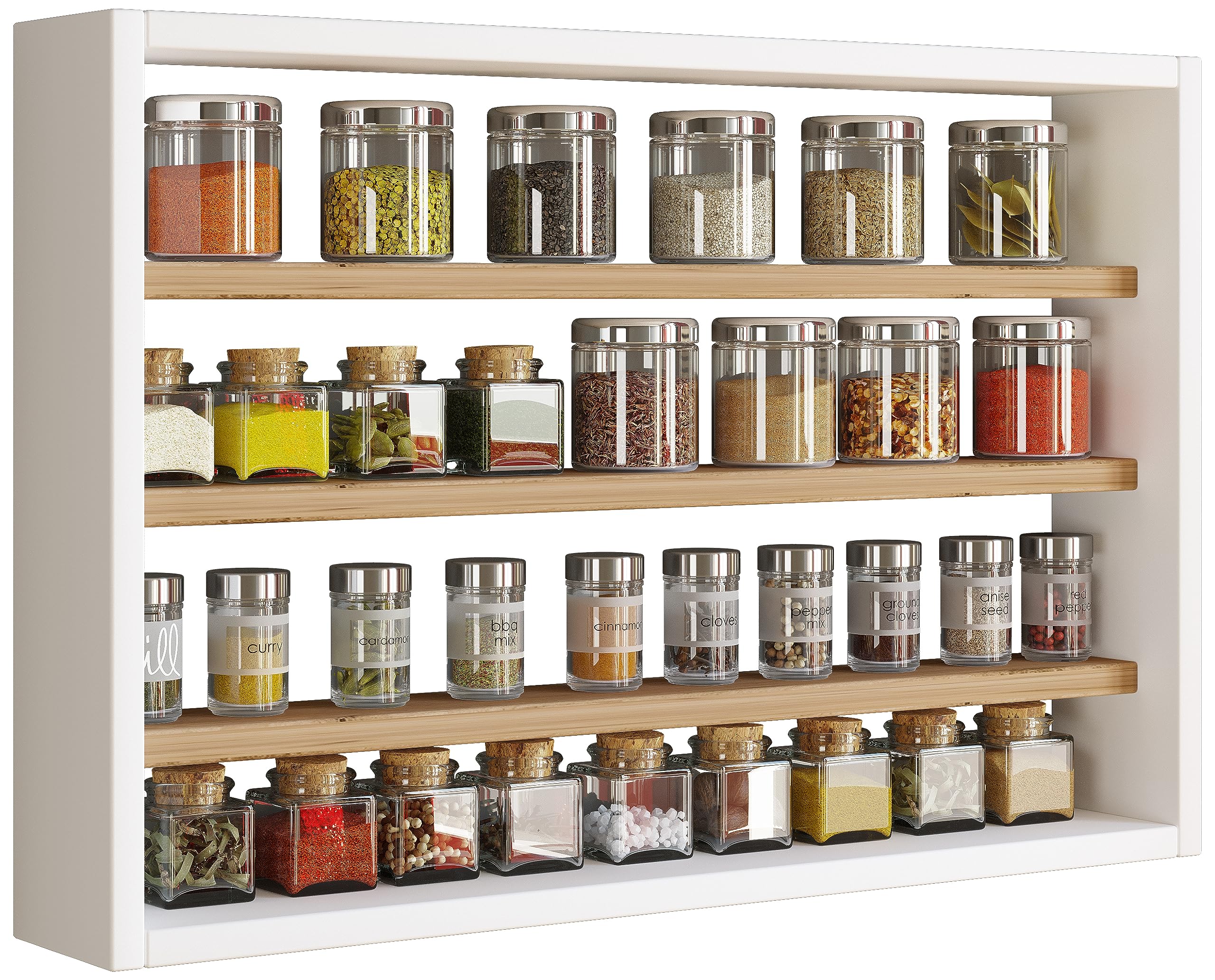 vcm-k-chenm-bel-h-ngeschrank-buche-60x10x40-cm-4-f-cher-wandschrank-kompakt image 4
