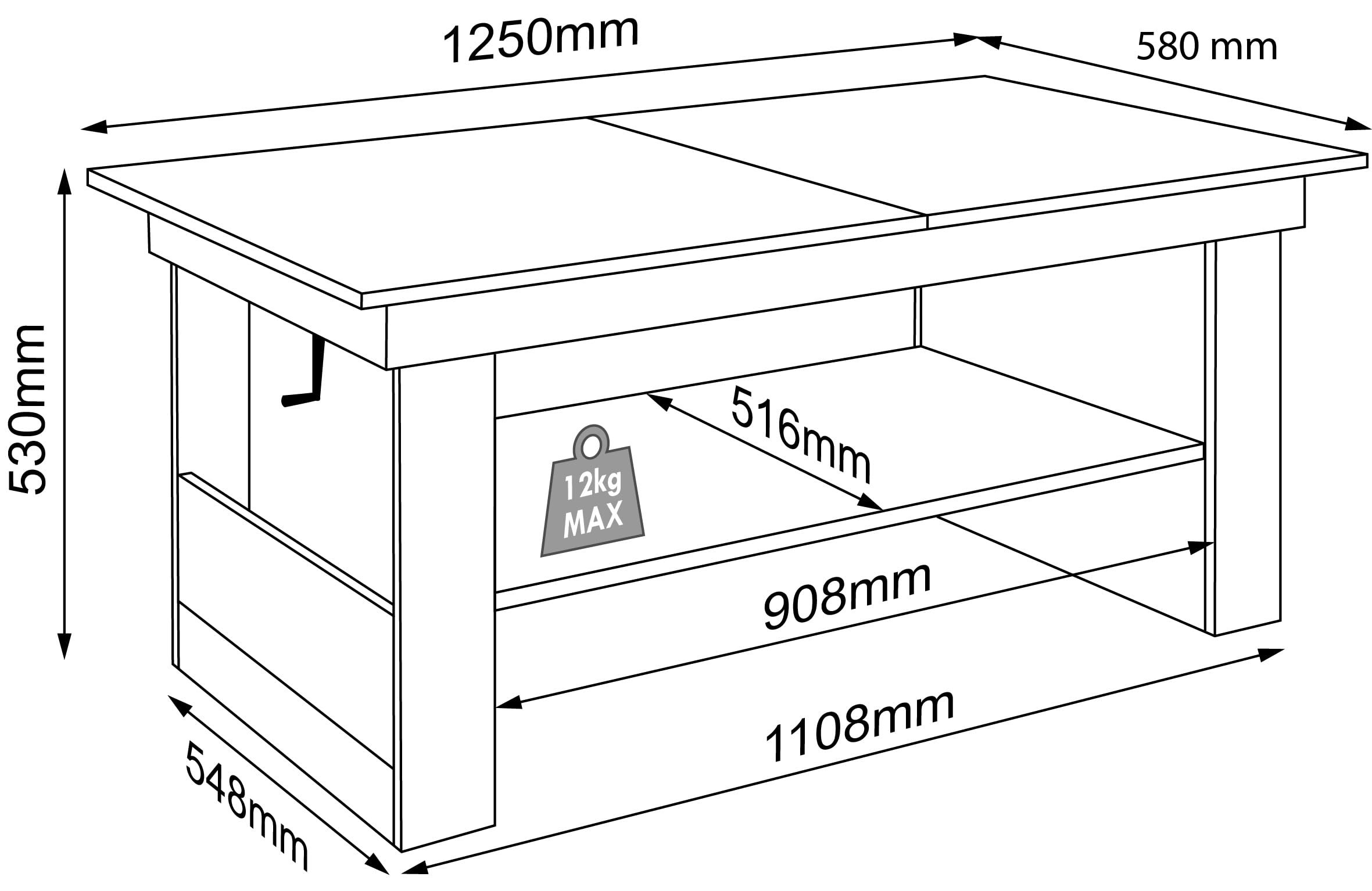 vcm-couchtisch-kobila-h-henverstellbar-ausziehbar-115x58x52-cm image 7