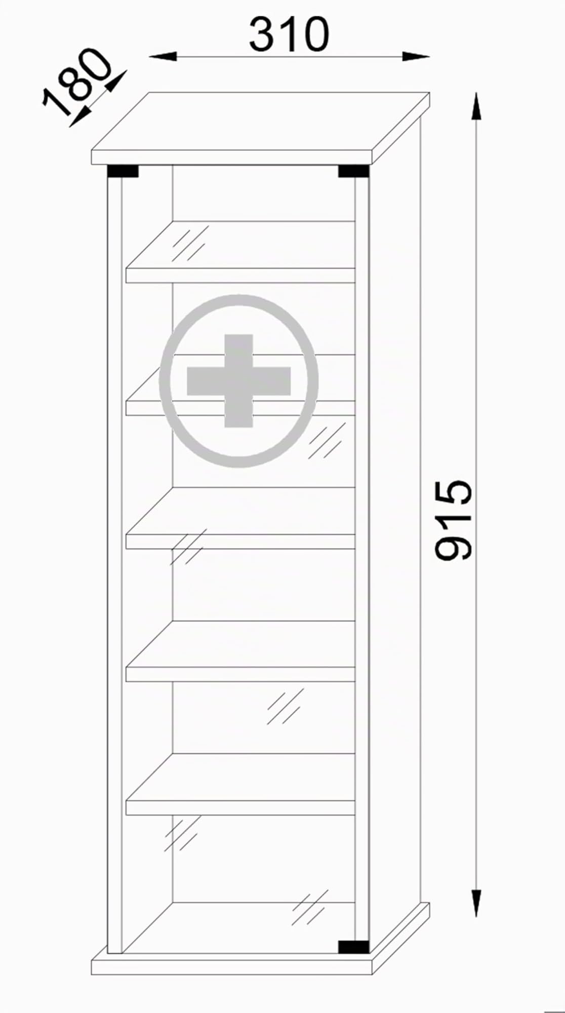 vcm-medizinschrank-gusal-abschlie-bar-92x31x18-cm image 3