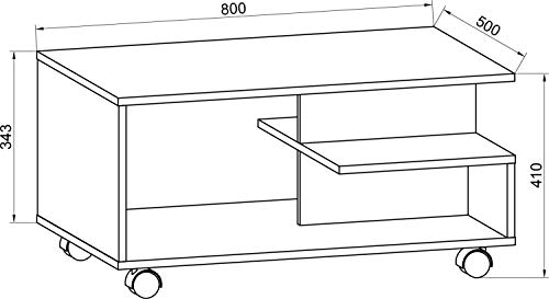 vcm-couchtisch-honig-eiche-80x50x41-cm-sofatisch-mit-5-offenen-f-chern-aus-holzw image 7