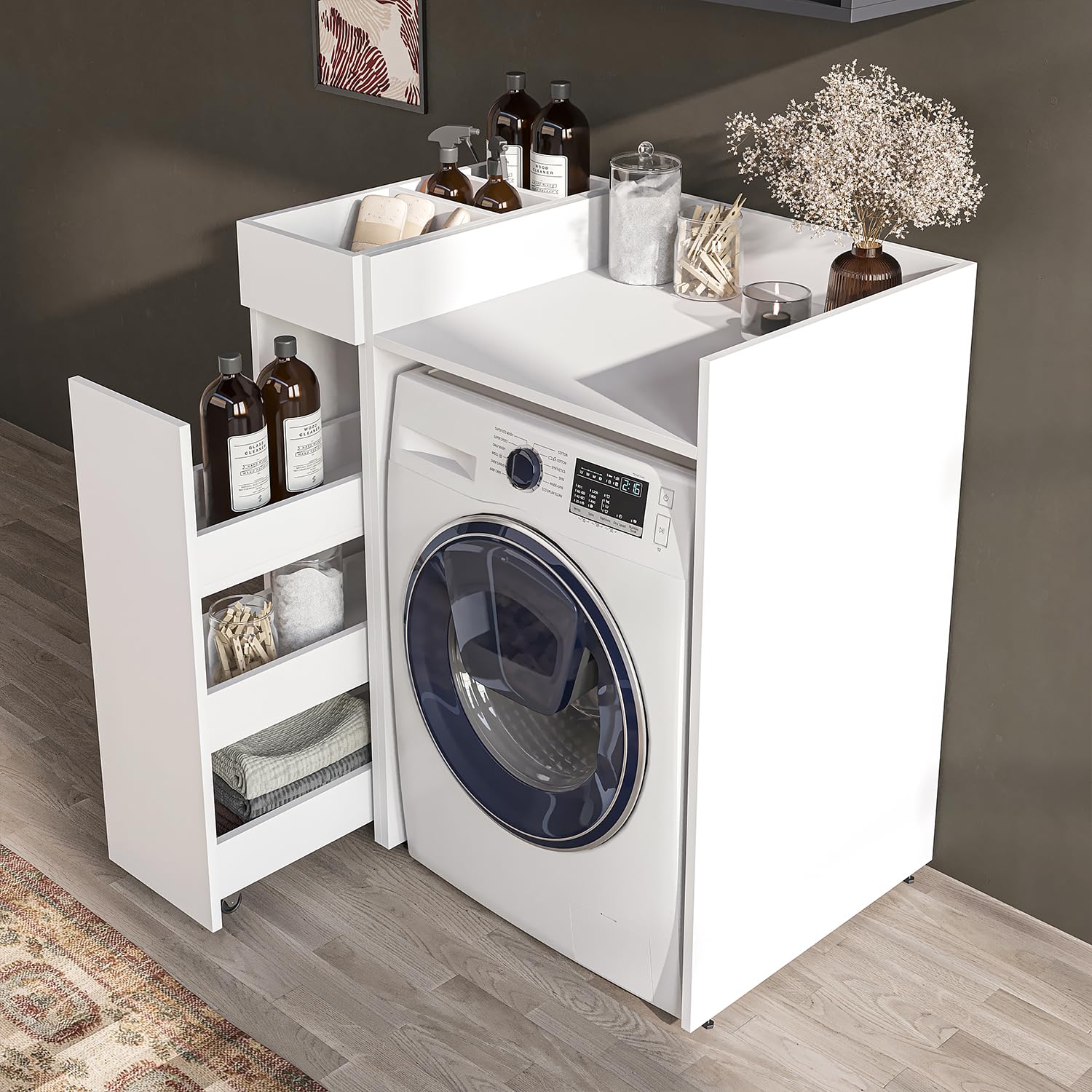 roomart-serie-2-derin-iii-waschmaschinenschrank-set-unterschrank-mit-ger-tenisch-2 image 3