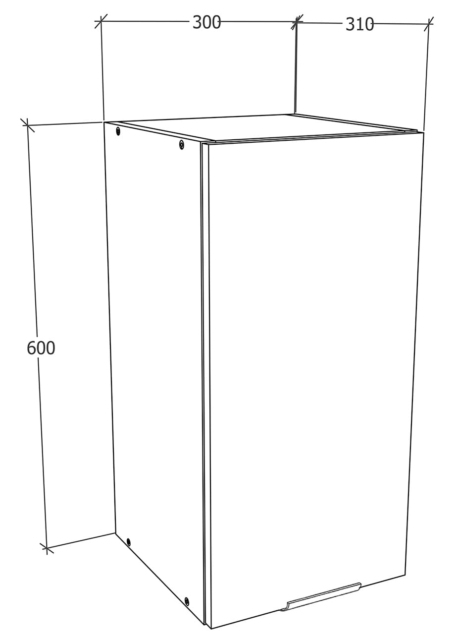 vcm-k-chenschrank-wei-honig-eiche-wandschrank-30-x-31-x-60-cm-1-t-r-2-f-cher image 2