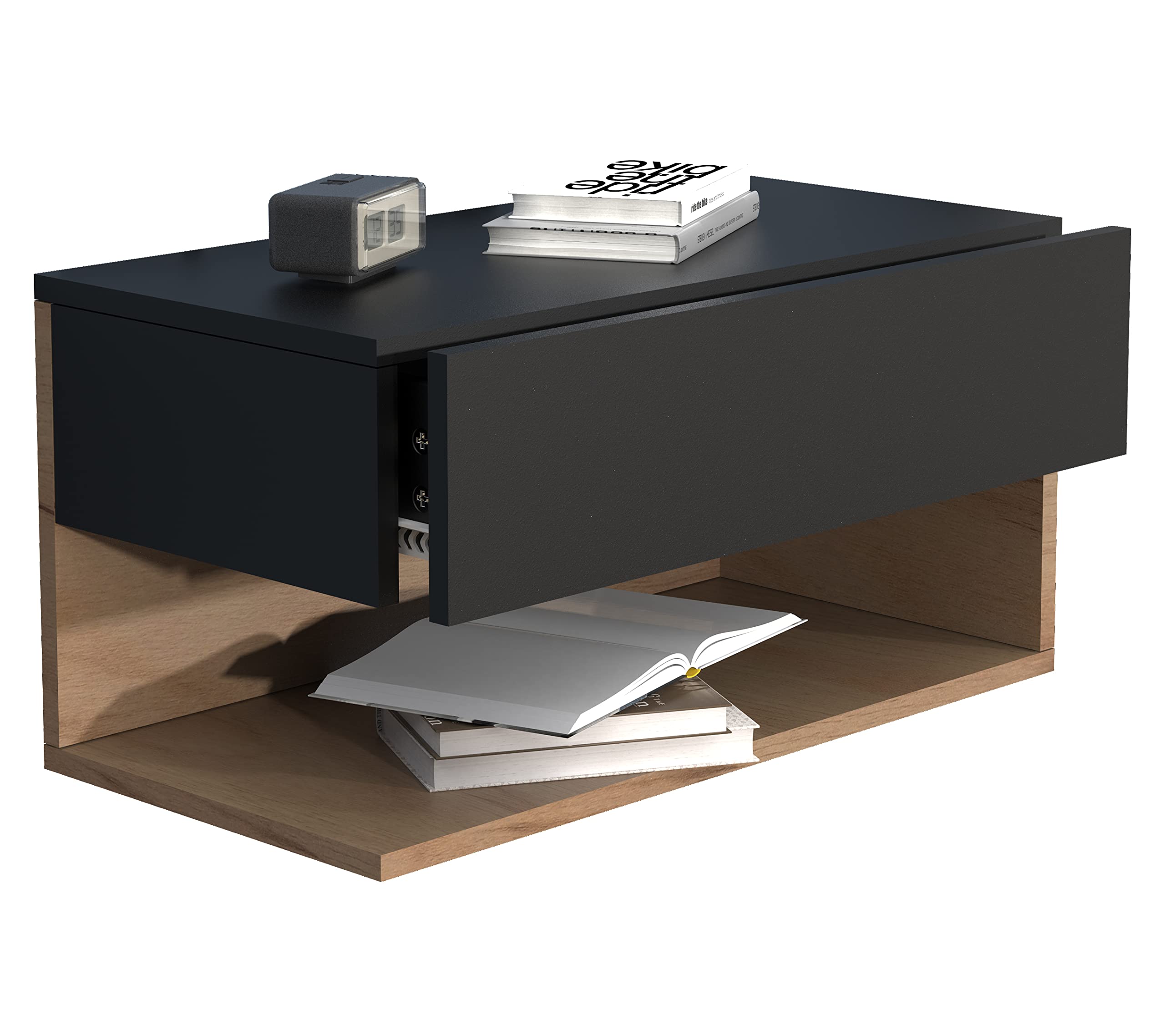 vcm-nachttisch-usal-wandkonsole-60-x-32-x-30-cm-mit-1-schublade-1-fach-wei-honig image 8