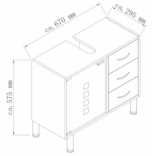 vcm-darola-waschtischunterschrank-wei-67-30-58-cm-1-t-r-3-schubladen-mattglas-al image 8