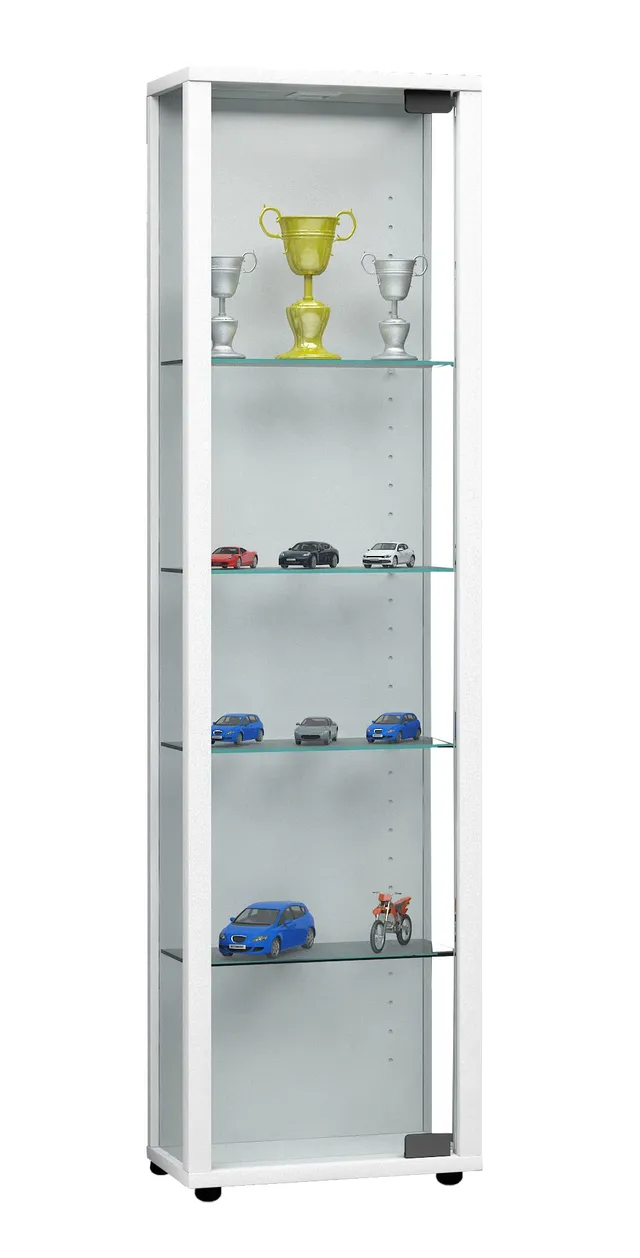 vcm-floka-standvitrine-wei-33x18x115-cm-1-t-r-5-f-cher-esg-sicherheitsglas image 1