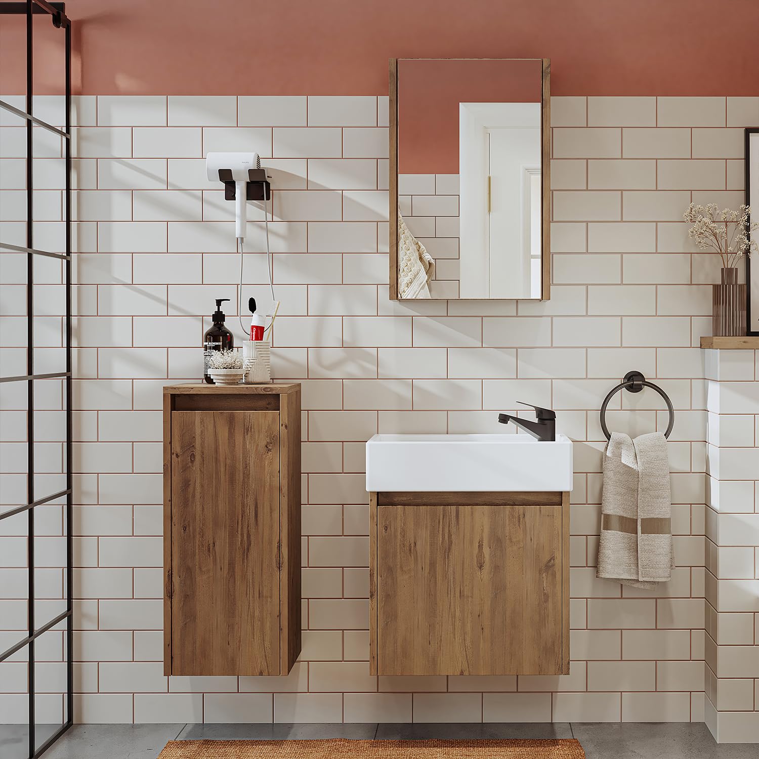 roomart-badm-belset-50cm-4-teilig-unterschrank-mit-waschbecken-spiegelschrank-se image 3