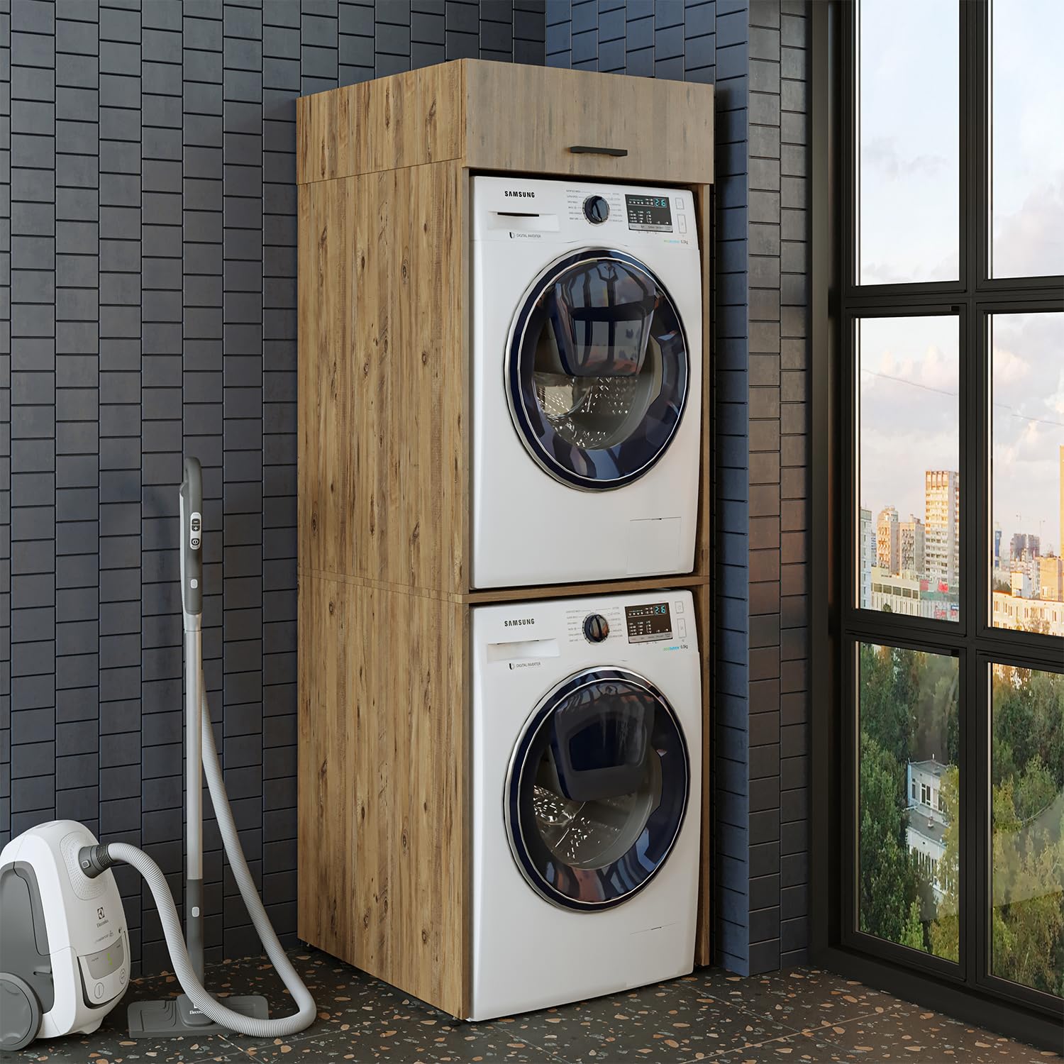 roomart-waschmaschinenschrank-duo-berbauschr-nk-f-r-trockner-waschmaschine-hbt-1 image 8