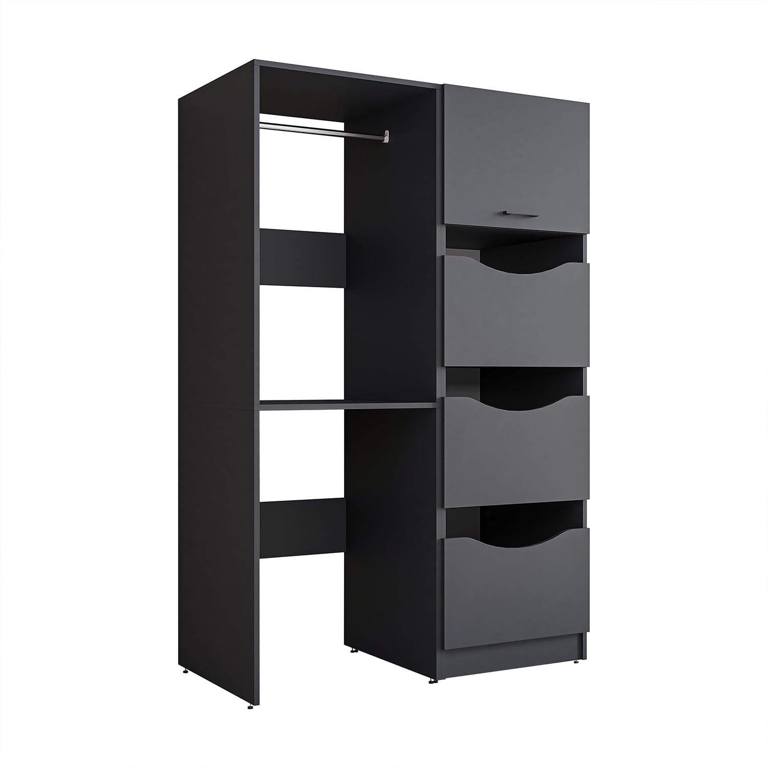 roomart-serie-2-norda-waschmaschinenschrank-126-cm-kleiderstange-waschmaschine-i-2 image 4