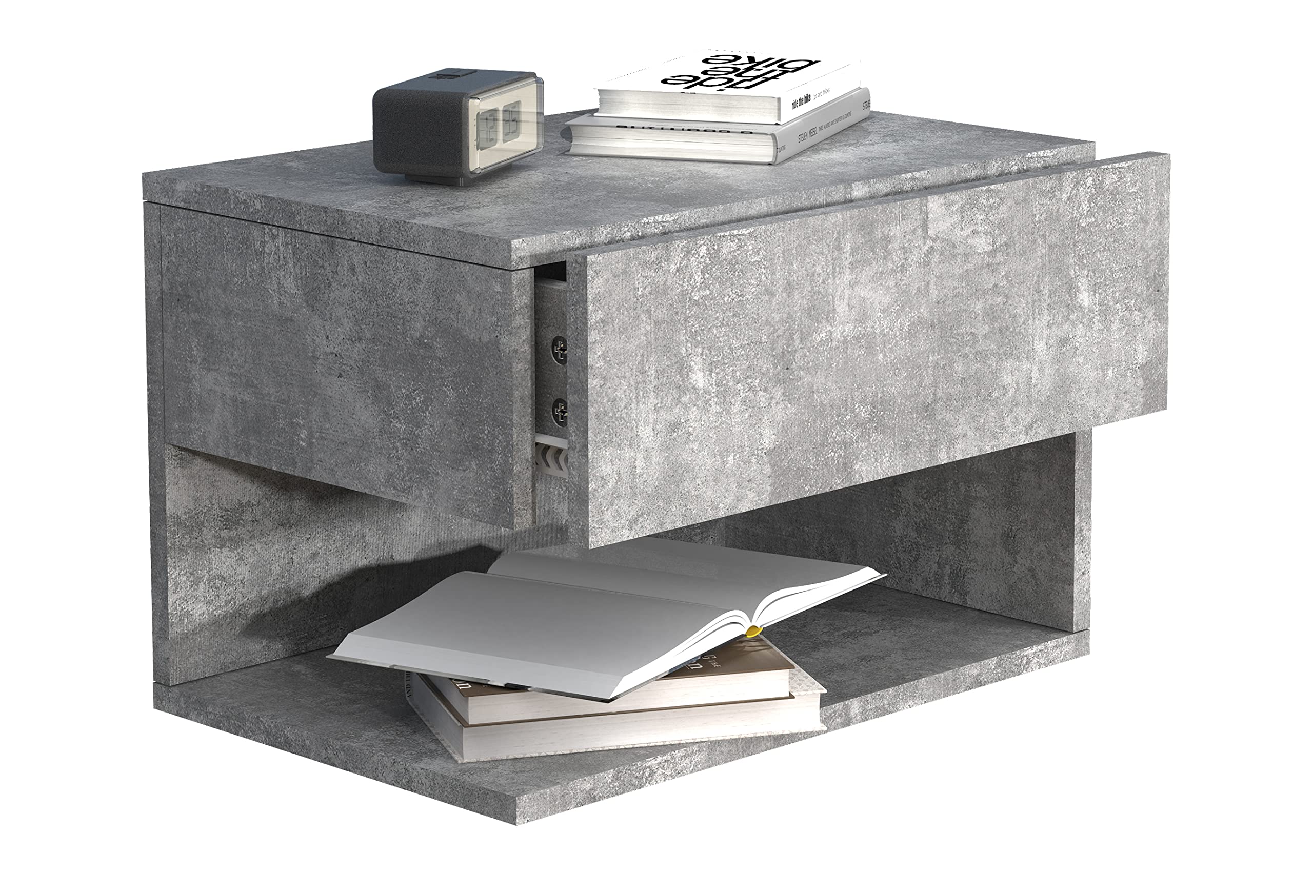 vcm-usal-xl-45-cm-nachtschrank-wandboard-mit-schublade-und-offenem-fach-h-30-x-b image 4