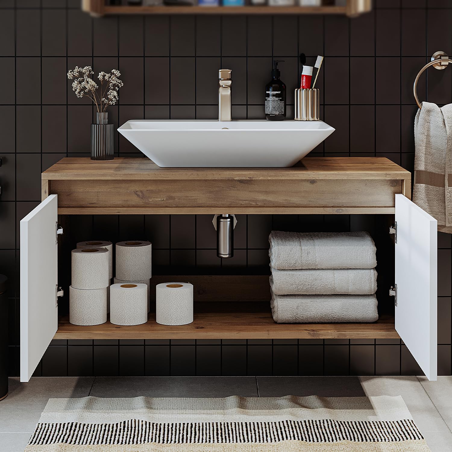 roomart-badm-bel-atlantic-keramik-waschbecken-mit-unterschrank-65-85-100-cm-wei- image 3