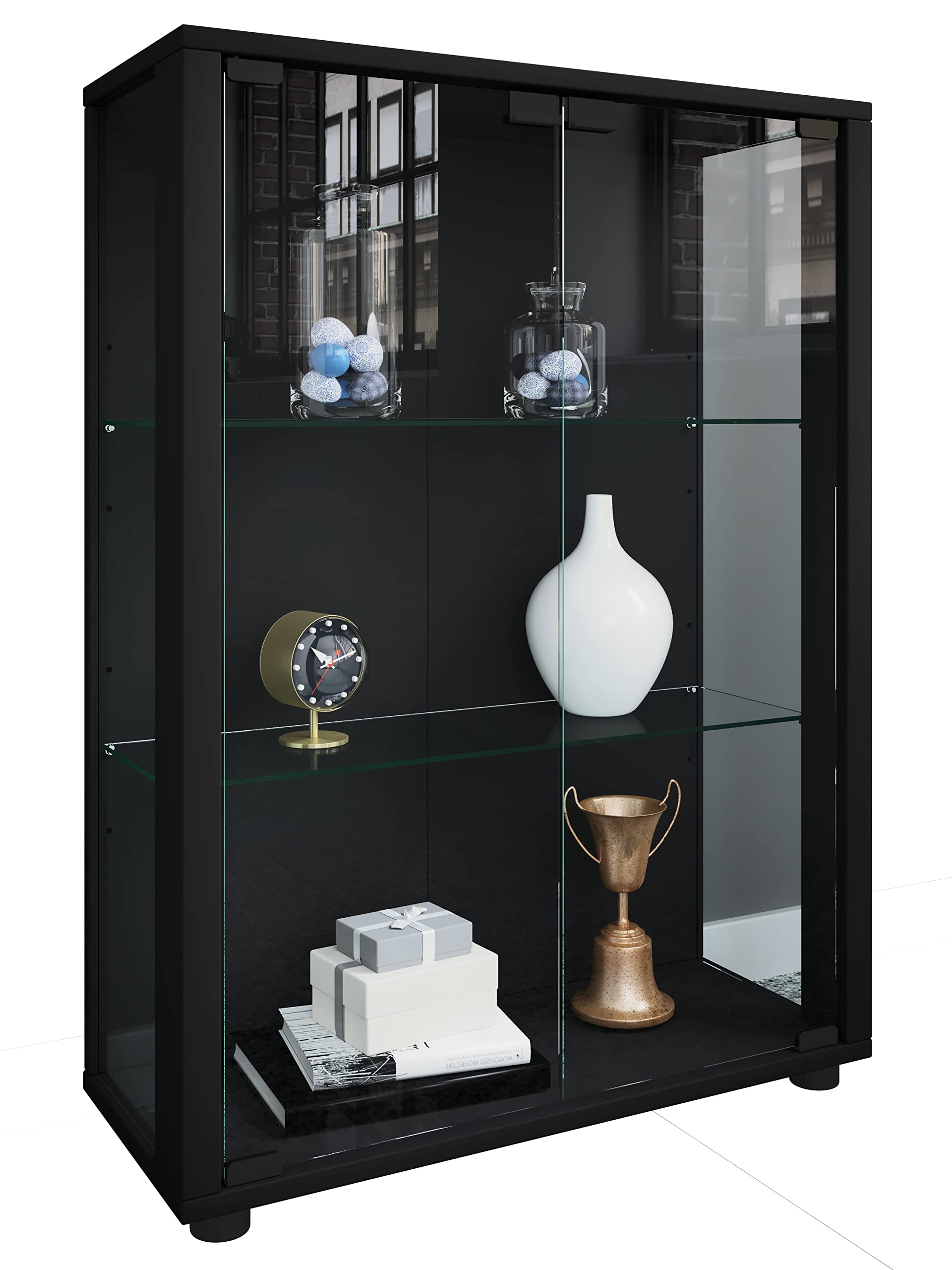vcm-standvitrine-floka-wei-60x25x80-cm-2-t-ren-3-f-cher-esg-sicherheitsglas image 8