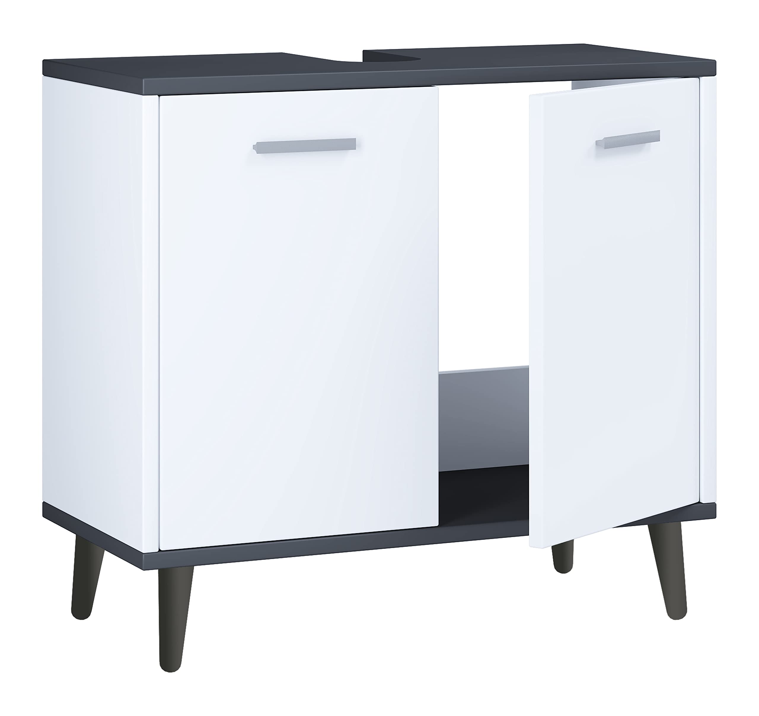 vcm-vilosa-waschbeckenunterschrank-wei-anthrazit-60x28x56-cm-2-t-ren-1-fach image 5