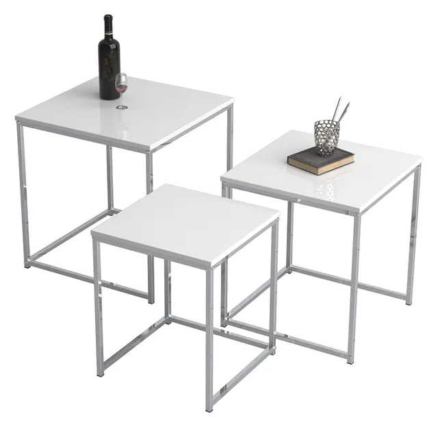 vcm-beistelltisch-couchtisch-set-wei-3-teilig-40x42x40-cm-holzwerkstoff image 1