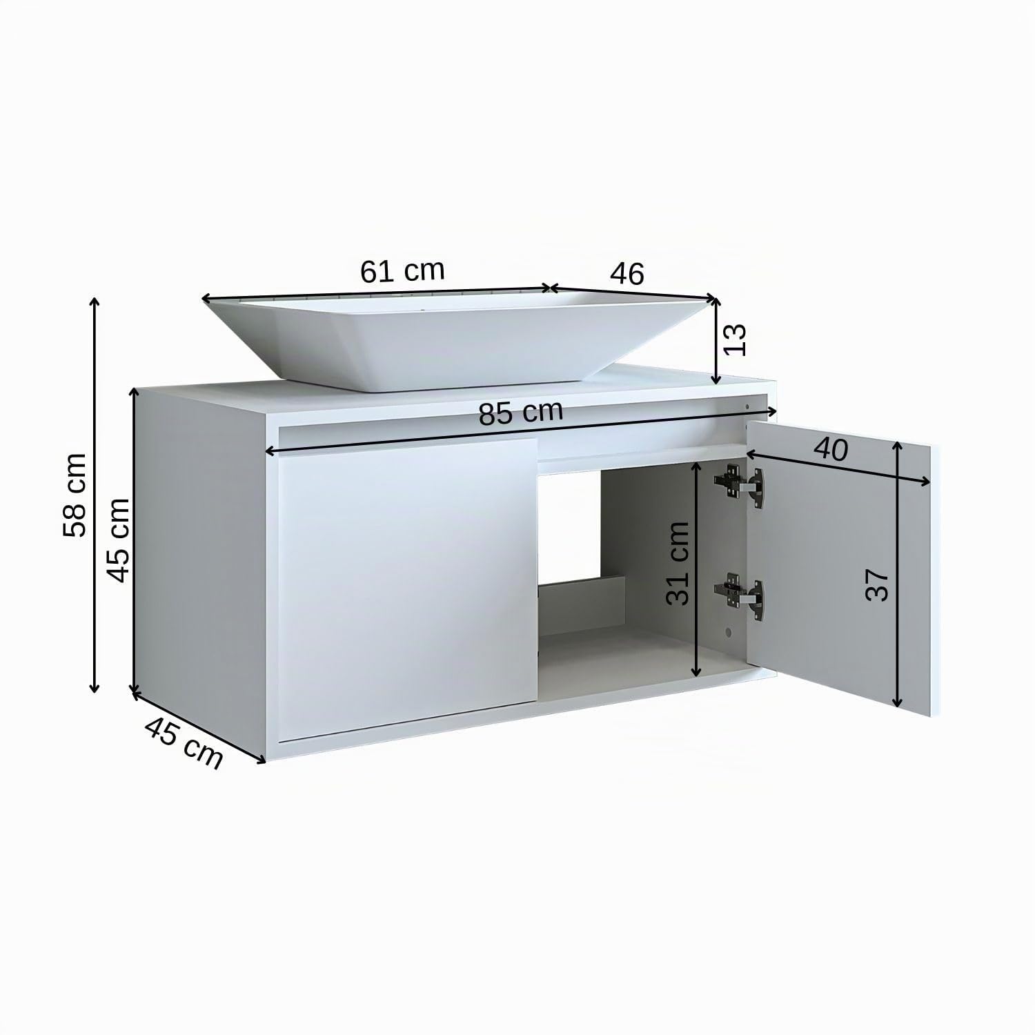 roomart-badm-bel-atlantic-keramik-waschbecken-mit-unterschrank-85-cm-wei-2-soft- image 2