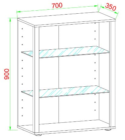 vcm-standvitrine-anthrazit-ca-70-x-35-x-90-cm-mit-3-f-chern-pr-sentationsvitrine image 7