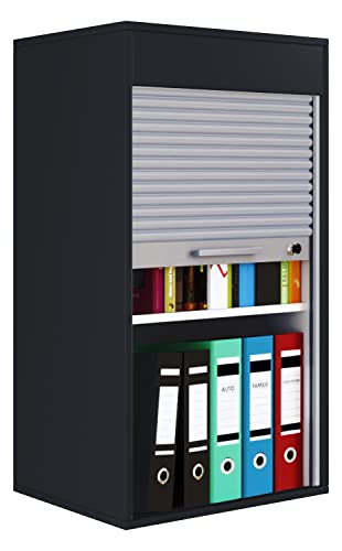 vcm-aktenschrank-aktos-l-mit-rollladen-schwarz-93x50x40-cm-abschlie-bar image 7