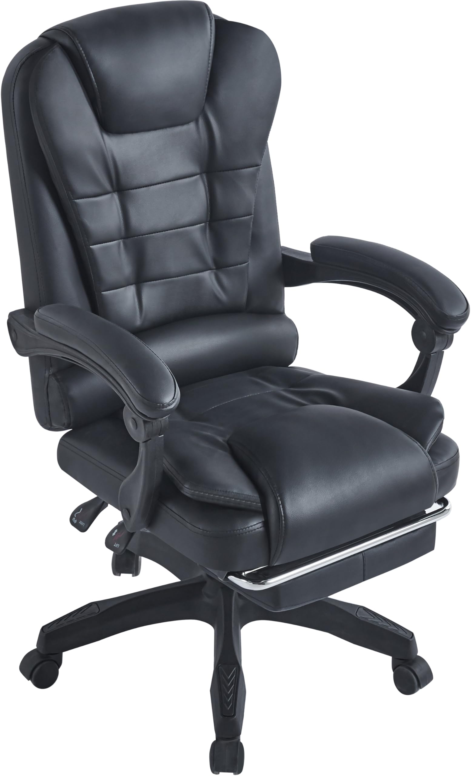vcm-b-rostuhl-alasko-schwarz-drehstuhl-mit-fu-ablage-ergonomisch-h-henverstellba image 5