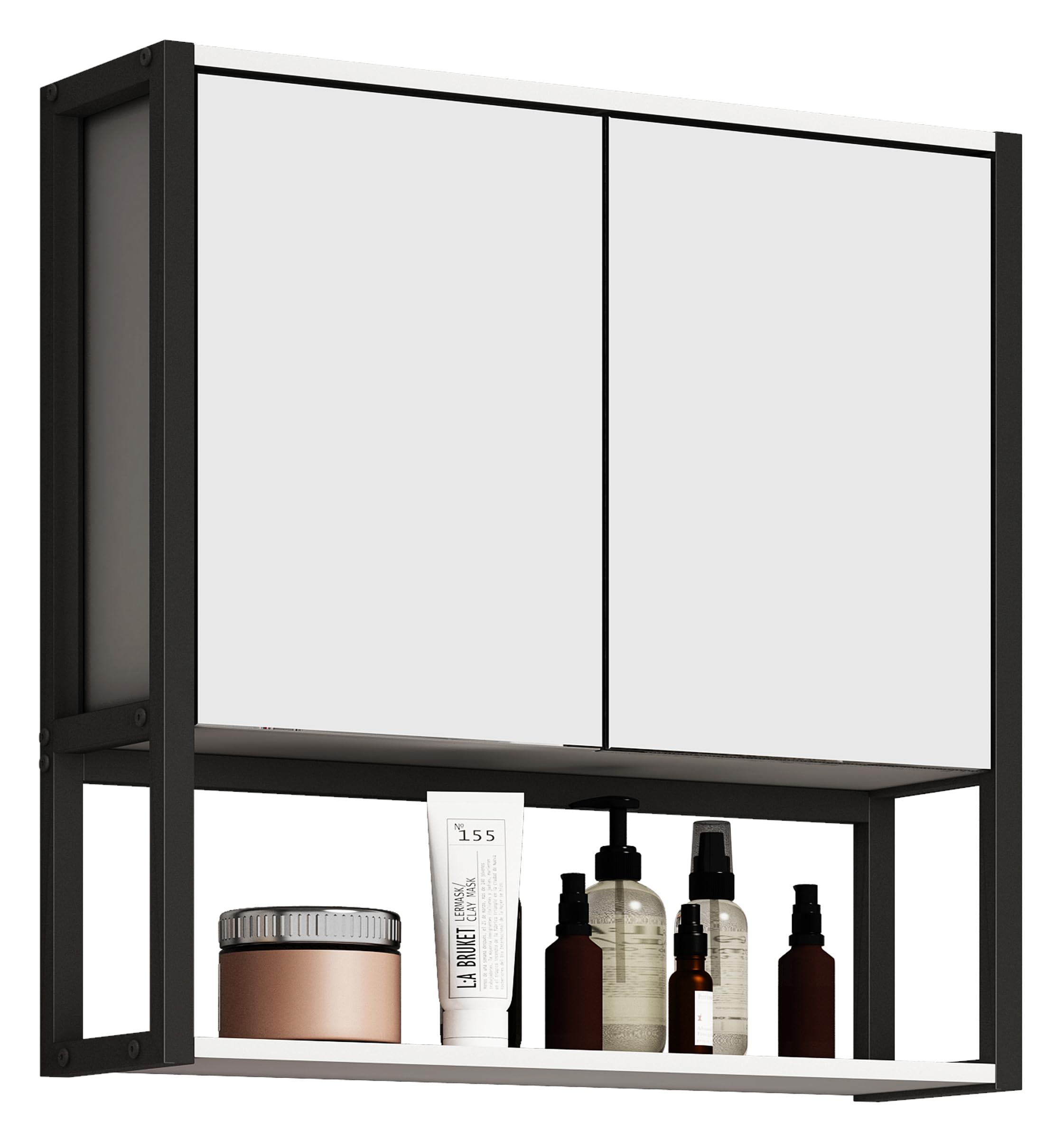 vcm-badm-bel-spiegelschrank-60x17x60-cm-2-t-ren-badspiegelschrank image 5